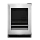 24" Beverage Center With Glass Door And Metal-front Racks view 1
