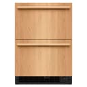 4.2 Cu. Ft. 24-Inch Panel-Ready Undercounter Double-Drawer Refrigerator and Freezer view 1