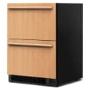 4.2 Cu. Ft. 24-Inch Panel-Ready Undercounter Double-Drawer Refrigerator and Freezer view 4