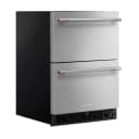 24" Stainless Steel Undercounter Double-Drawer Refrigerator/Freezer view 2