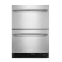 4.2 Cu. Ft. 24-inch Undercounter Double-drawer Refrigerator/freezer With Automatic Ice Maker In Stainless Steel view 1