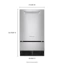 18'' Automatic Ice Maker with PrintShield Finish view 4