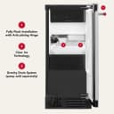 15-Inch 25 lb. Panel-Ready Automatic Ice Maker with Clear Ice Technology PrintShield® Stainless Steel view 5