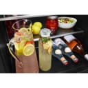 24" Undercounter Refrigerator with Glass Door and Shelves with Metallic Accents view 11