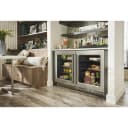 24" Undercounter Refrigerator with Glass Door and Shelves with Metallic Accents view 20
