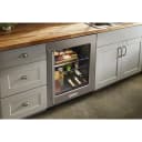 24" Undercounter Refrigerator with Glass Door and Shelves with Metallic Accents view 26