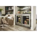 24" Undercounter Refrigerator with Glass Door and Shelves with Metallic Accents view 7