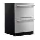 24" Stainless Steel Undercounter Double-Drawer Refrigerator view 5