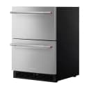 4.4 Cu. Ft. 24-inch Undercounter Double-drawer Refrigerator In Stainless Steel view 4