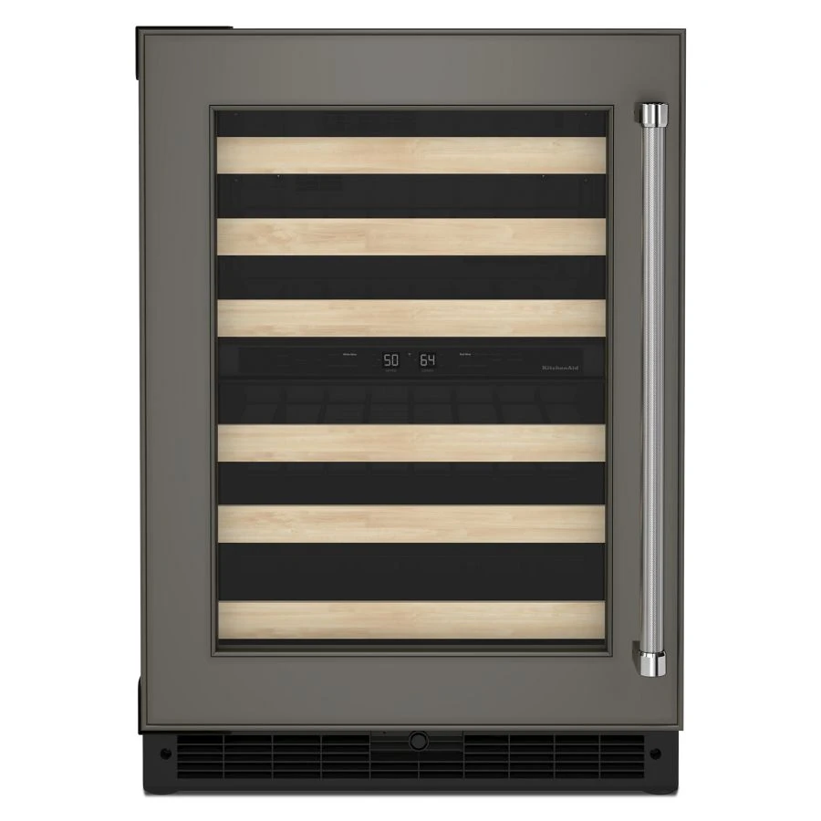 24" Panel-Ready Undercounter Wine Cellar with Wood-Front Racks