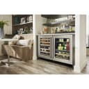 24" Undercounter Wine Cellar with Glass Door and Wood-Front Racks view 7