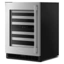 24" Undercounter Wine Cellar With Full-extension Metal-front Racks view 6