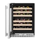 24" Undercounter Wine Cellar With Full-extension Wood-front Racks view 3