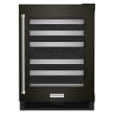24" Undercounter Wine Cellar with Glass Door and Metal-Front Racks view 1