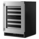 24" Undercounter Wine Cellar With Full-extension Metal-front Racks view 6