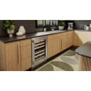 24" Undercounter Wine Cellar With Full-extension Wood-front Racks view 4