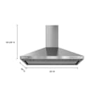 36" Wall-mount, 3-speed Canopy Hood view 5