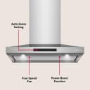 KitchenAid® 30-inch Wall-Mount, 4-Speed Canopy Hood view 2