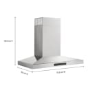 KitchenAid® 30-inch Wall-Mount, 4-Speed Canopy Hood view 4