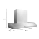 48'' 585 Or 1170 Cfm Motor Class Commercial-style Wall-mount Canopy Range Hood view 17