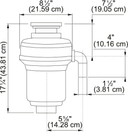 1 1/4 HP Food Waste Disposer view 2