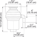 1/2 HP Food Waste Disposer - view 2