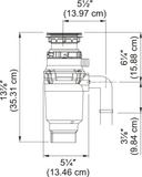 1/2 HP Food Waste Disposer - view 2
