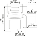 3/4 HP Food Waste Disposer - view 2
