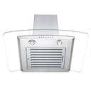 36" Convertible Vent Wall Mount Range Hood  & Glass - 36 inch view 6