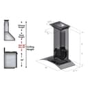 36" Convertible Vent Wall Mount Range Hood with Crown Molding - 36 Inch view 10