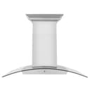 36 In. Crownsound™ Ducted Vent Wall Mount Range Hood In Stainless Steel And Glass With Built-in Bluetooth Speakers view 4
