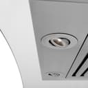 36 In. Crownsound™ Ducted Vent Wall Mount Range Hood In Stainless Steel And Glass With Built-in Bluetooth Speakers view 8