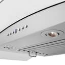 36 In. Crownsound™ Ducted Vent Wall Mount Range Hood In Stainless Steel And Glass With Built-in Bluetooth Speakers view 9