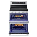 7.3 Cu. Ft. Smart Electric Double Oven Freestanding Range With Probake Convection®, Air Fry & Air Sous Vide view 30