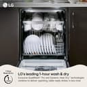 Smart Top Control Flushfit Design Dishwasher With 1-hour Wash & Dry, Quadwash® Pro, Truesteam® And Dynamic Heat Dry™ view 3