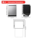 24 Inch Smart Flushfit™ Top Control Dishwasher With 1-hour Wash & Dry, Quadwash® Pro, Truesteam® And Dynamic Heat Dry™ W/autovent Dry™ view 2