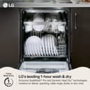 24 Inch Smart Flushfit™ Top Control Dishwasher With 1-hour Wash & Dry, Quadwash® Pro, And Dynamic Heat Dry™ W/autovent Dry™ view 4