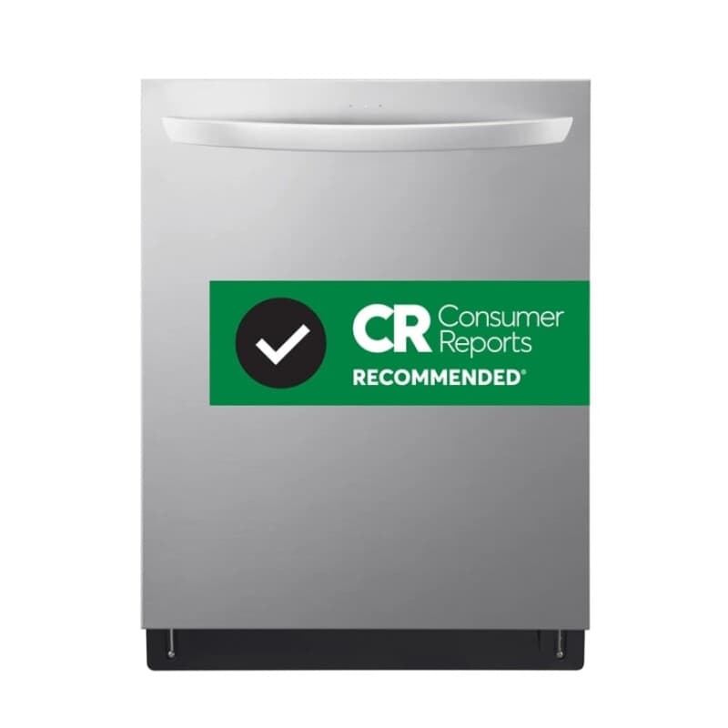 24 Inch Quadwash® Top Control Dishwasher - Stainless Steel