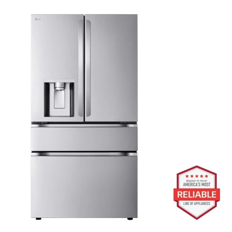 25 cu. ft. Smart Counter-Depth MAX™ 4-Door French Door Refrigerator with Full-Convert Drawer™