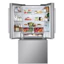 25 Cu. Ft. 3-door French Door Refrigerator With Hybrid Handle Design view 3
