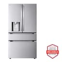 29 cu. ft. Smart Standard-Depth MAX™ 4-Door French Door Refrigerator with Full-Convert Drawer™ view 1