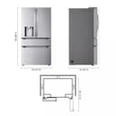29 cu. ft. Smart Standard-Depth MAX™ 4-Door French Door Refrigerator with Full-Convert Drawer™ view 4