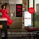 29 cu. ft. Smart InstaView® Door-in-Door® Standard-Depth MAX™ 4-Door French Door Refrigerator with MyColor™ view 17