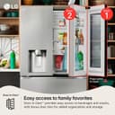 29 cu. ft. Standard-Depth MAX™ 4-Door French Door Refrigerator with Mirror InstaView® MyColor™ and Mini Craft Ice™ view 21