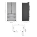 23 Cu. Ft. French Door Counter-depth Refrigerator view 3