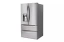 28 Cu. Ft. 4-door French Door, Standard Depth, Ice & Water, Double Freezer, Stainless Steel view 3