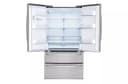 28 Cu. Ft. 4-door French Door, Standard Depth, Ice & Water, Double Freezer, Stainless Steel view 4
