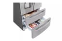 28 Cu. Ft. 4-door French Door, Standard Depth, Ice & Water, Double Freezer, Stainless Steel view 10