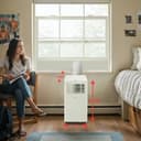 6,000 BTU (SACC) / 10,000 BTU (ASHRAE) Portable Air Conditioner, 250 Sq. Ft view 6
