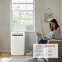 10,200 BTU (SACC) / 14,000 BTU (ASHRAE) Portable Air Conditioner, Cooling & Heating | Up To 450 sq. ft. view 3